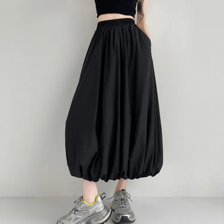 ETSE Casual Long Skirts Women's-9