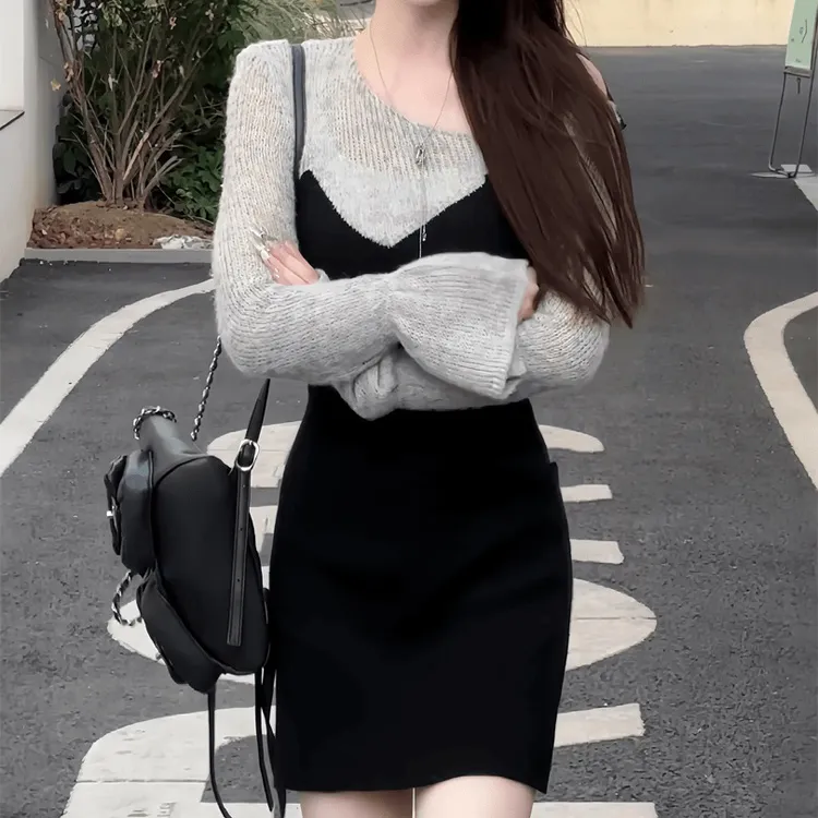ETSE Long-Sleeved Dresses Women's-4