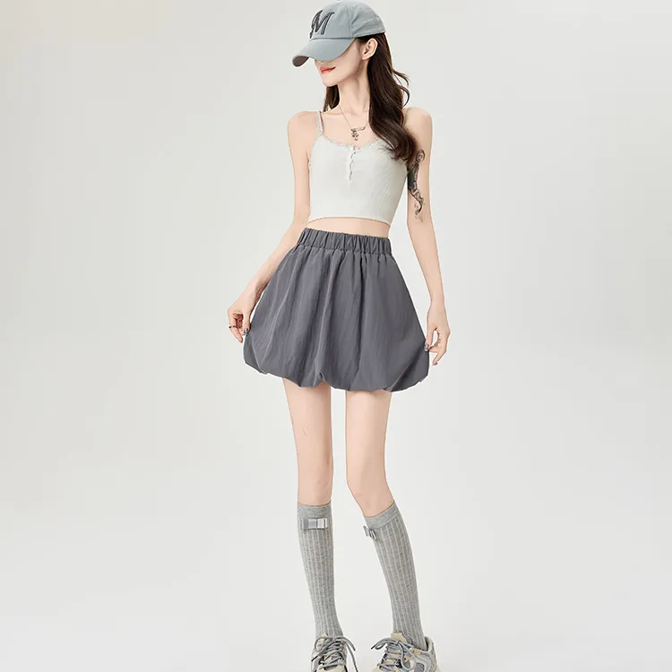 ETSE Casual Short Skirts Women's-3