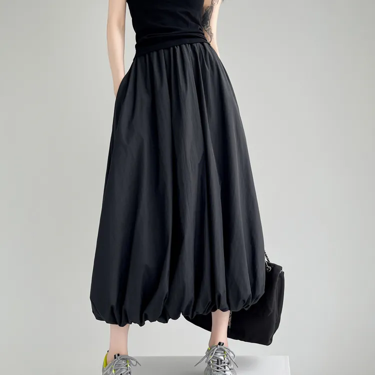 ETSE Casual Long Skirts Women's-10