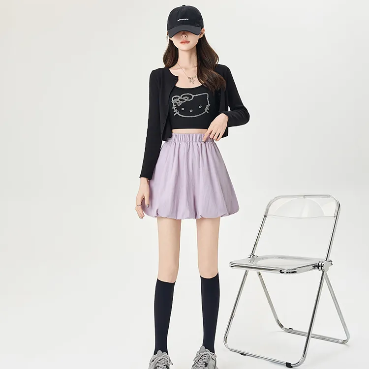 ETSE Casual Short Skirts Women's-16
