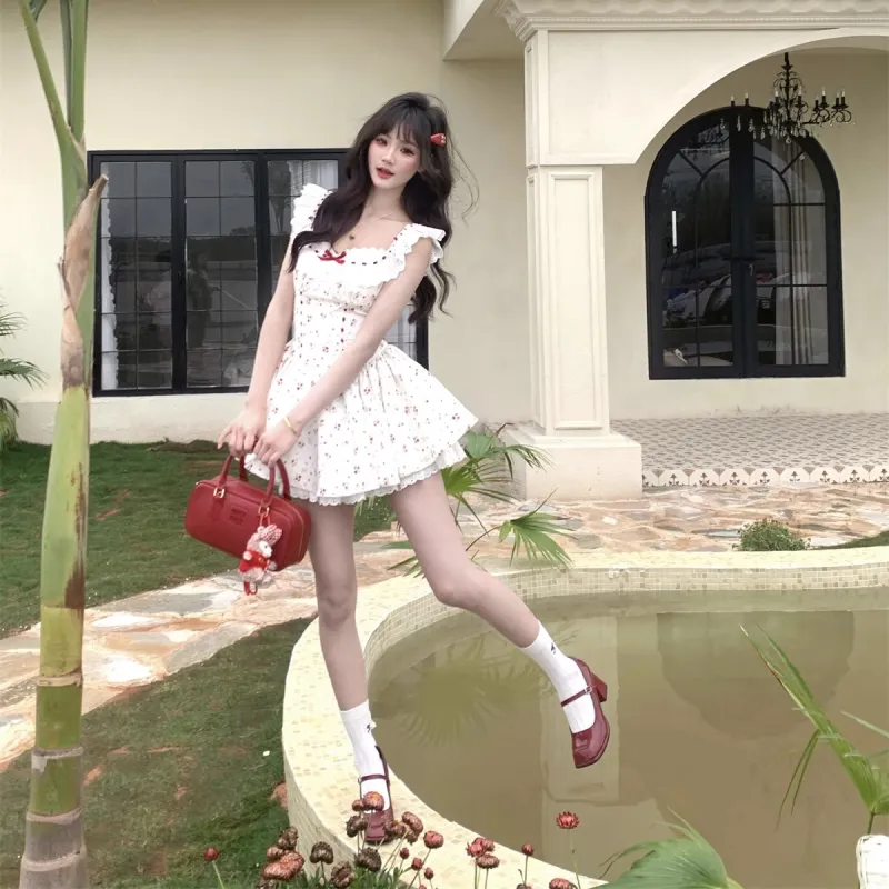 ETSE Slip Dresses Women's White Dress-3