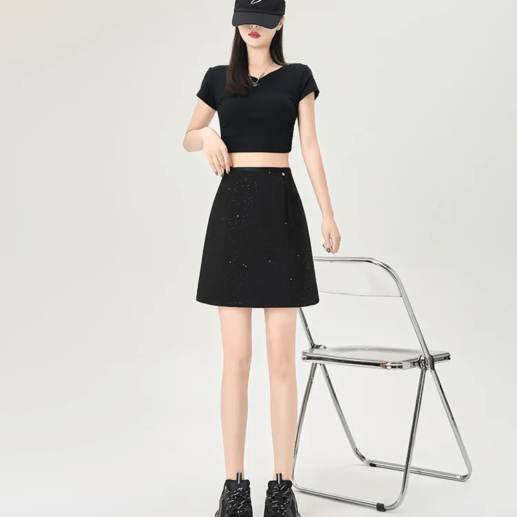 ETSE Casual Short Skirts Women's-9