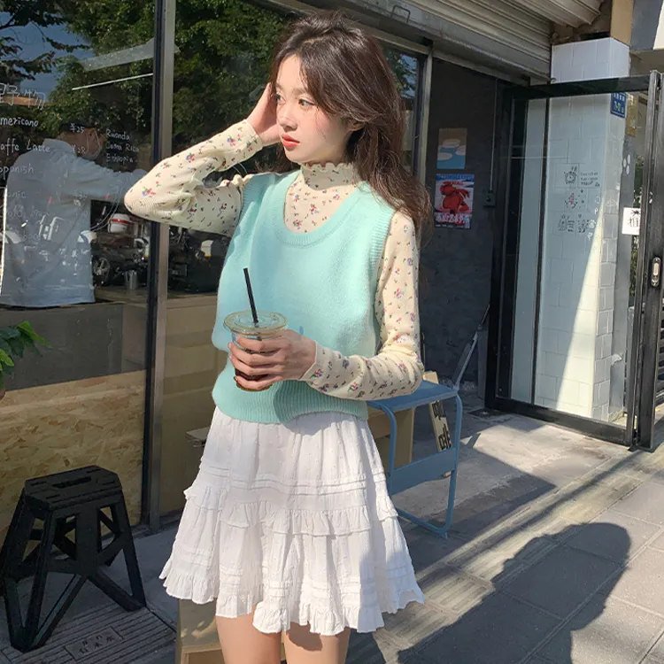 ETSE Casual Short Skirts Women's-2