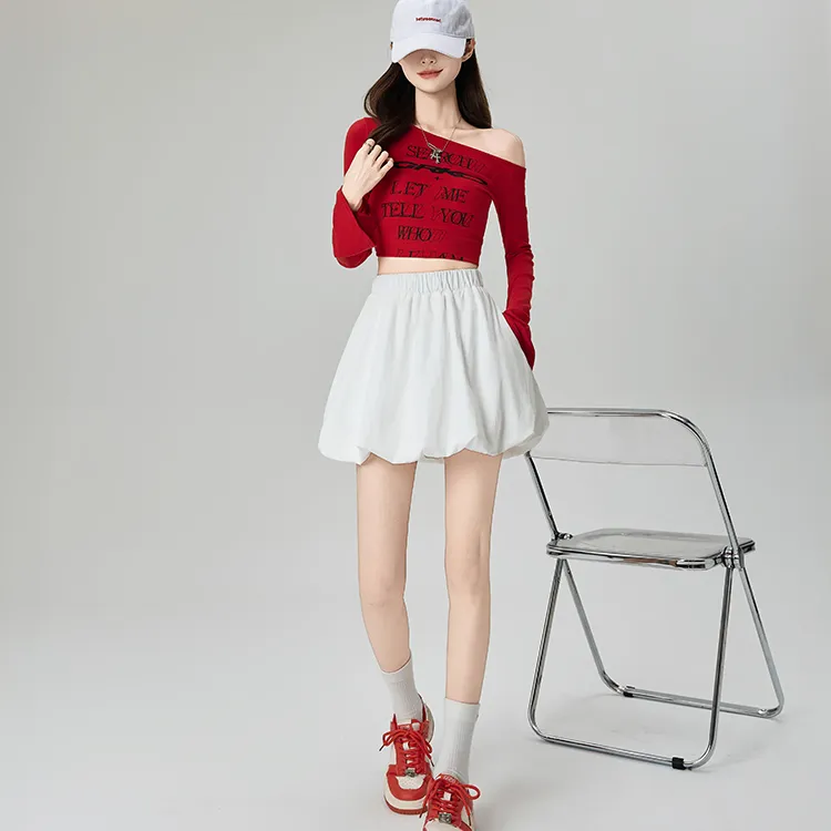 ETSE Casual Short Skirts Women's-9