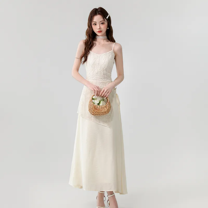 ETSE Slip Dress Women's Apricot-2