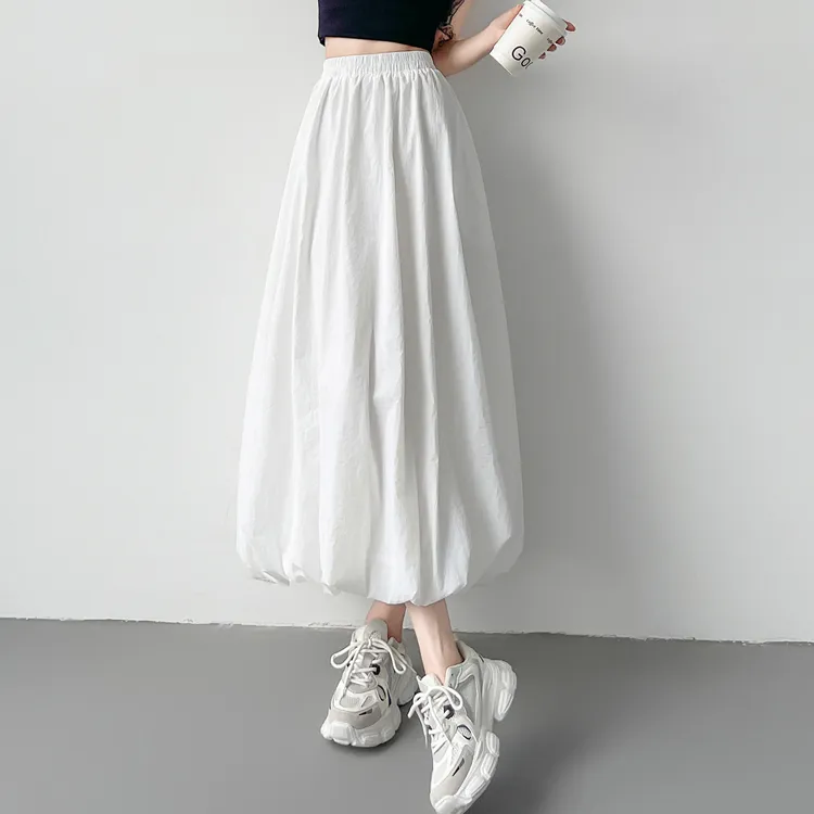 ETSE Casual Long Skirts Women's-16