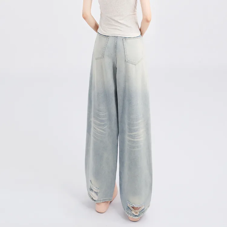 ETSE Jeans Women's Light Blue Pants-3