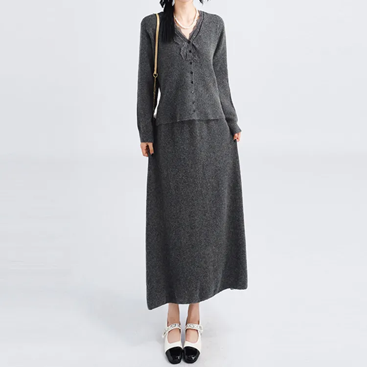 ETSE Two Piece Skirt Sets Women's-2