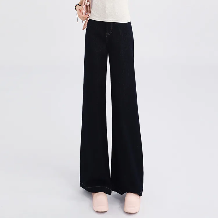 ETSE Jeans Women's Dark Blue Pants-5