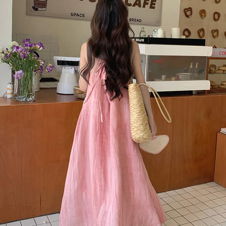 ETSE Slip Dresses Women's Pink-4