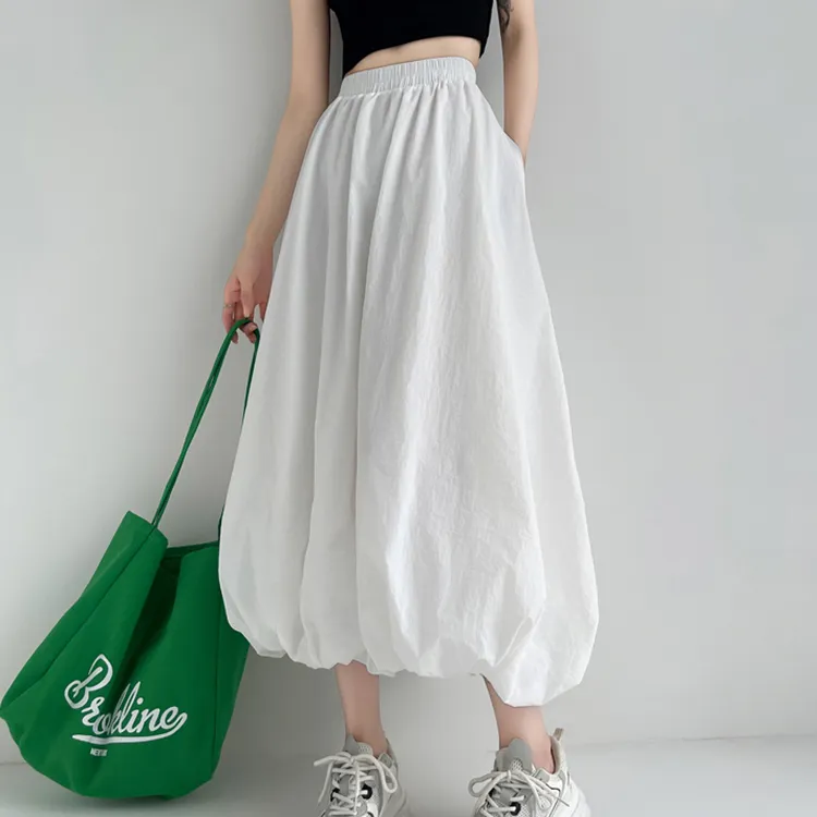 ETSE Casual Long Skirts Women's-15