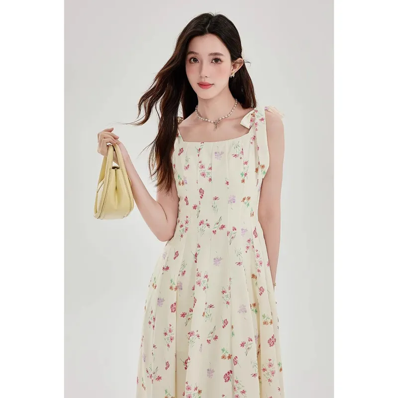 ETSE Slip Dresses Women's Floral Dress-3