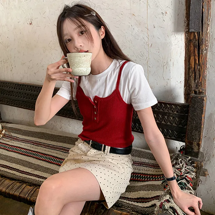 ETSE Casual Short Skirts Women's-9