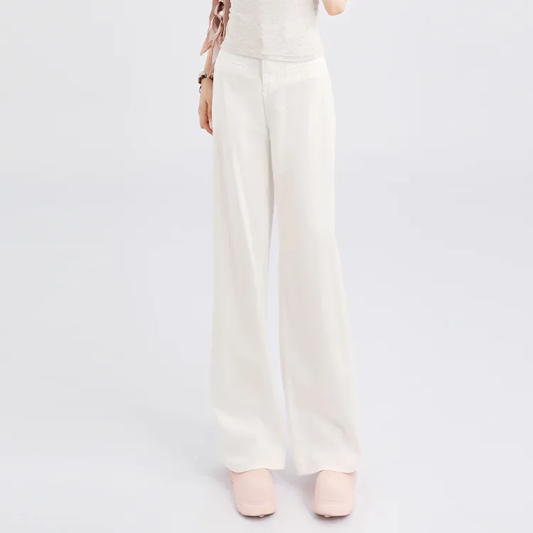 ETSE Jeans Women's White Pants-2
