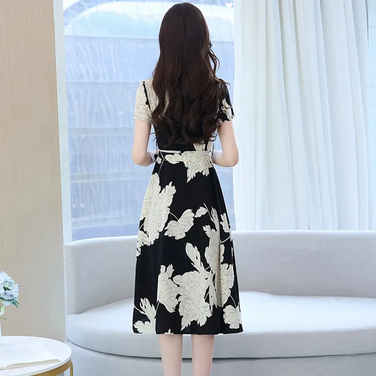 ETSE Short Sleeved Dresses Women's-5