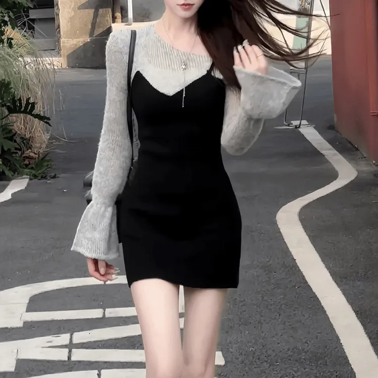 ETSE Long-Sleeved Dresses Women's-2