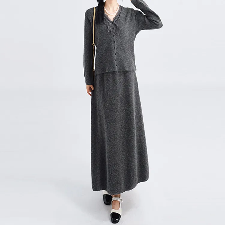 ETSE Two Piece Skirt Sets Women's-3