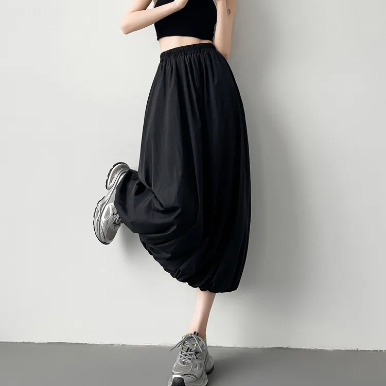 ETSE Casual Long Skirts Women's-8