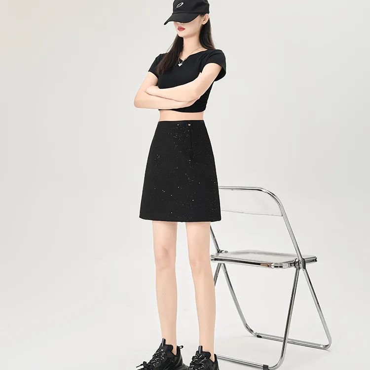 ETSE Casual Short Skirts Women's-8