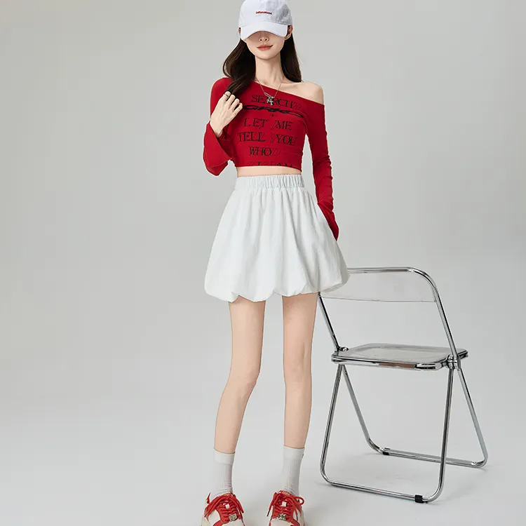 ETSE Casual Short Skirts Women's-11