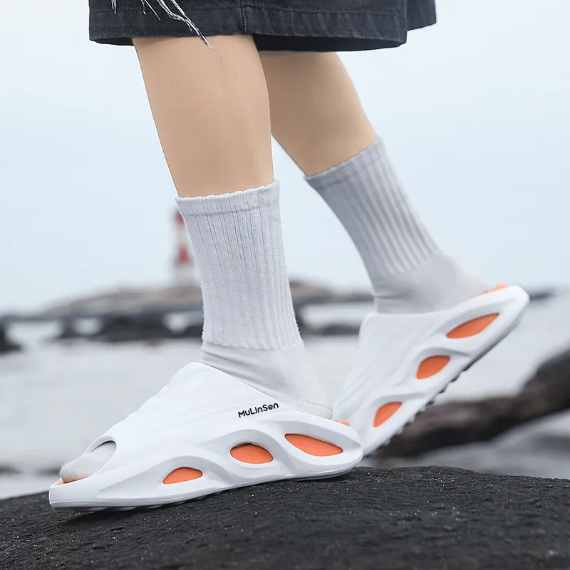 Mulinsen EVA Slip Resistant Abrasion Resistant Slide Slippers Unisex-3
