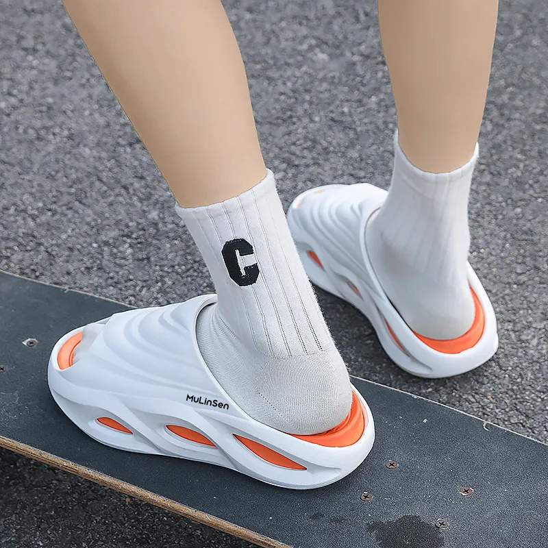 Mulinsen EVA Slip Resistant Abrasion Resistant Slide Slippers Unisex-6