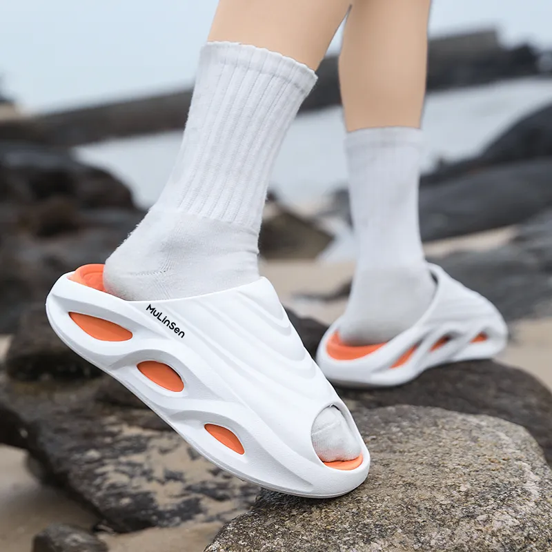 Mulinsen EVA Slip Resistant Abrasion Resistant Slide Slippers Unisex-5