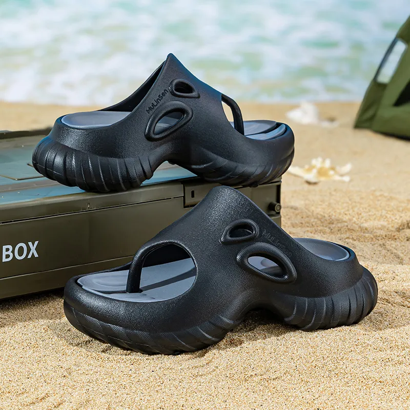 Mulinsen Slip Resistant Quick Dry Flip Flops Men's-5