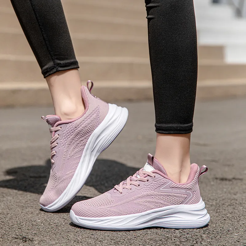 Mulinsen Shock Absorbers Slip Resistant Breathable Low Top Casual Shoes Women's-10