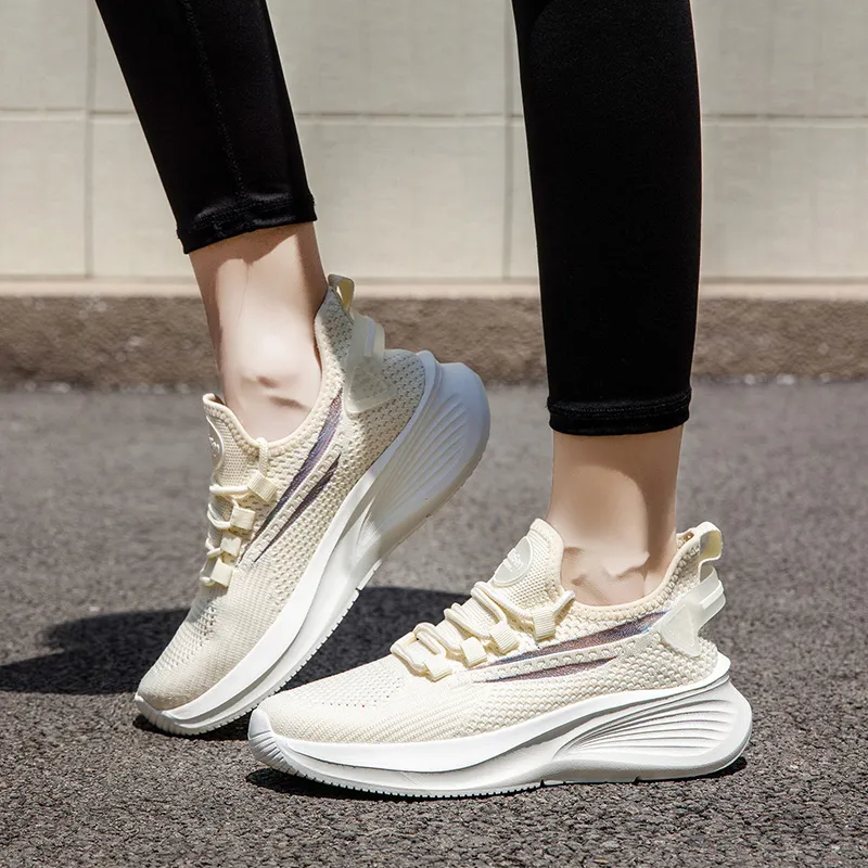 Mulinsen Shock Absorbers Slip Resistant Breathable Low Top Casual Shoes Women's-10