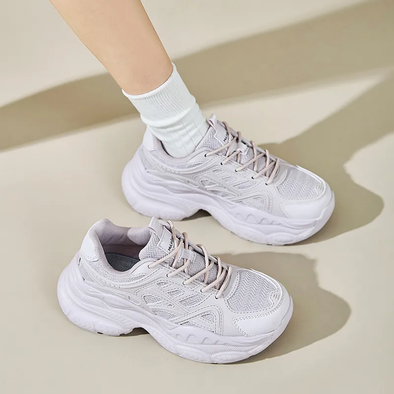 Mulinsen Anti Slip And Wear Resistant Height Increasing Low Top Chunky Sneakers Women's-11