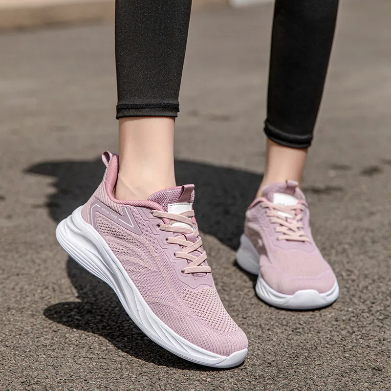 Mulinsen Shock Absorbers Slip Resistant Breathable Low Top Casual Shoes Women's-13