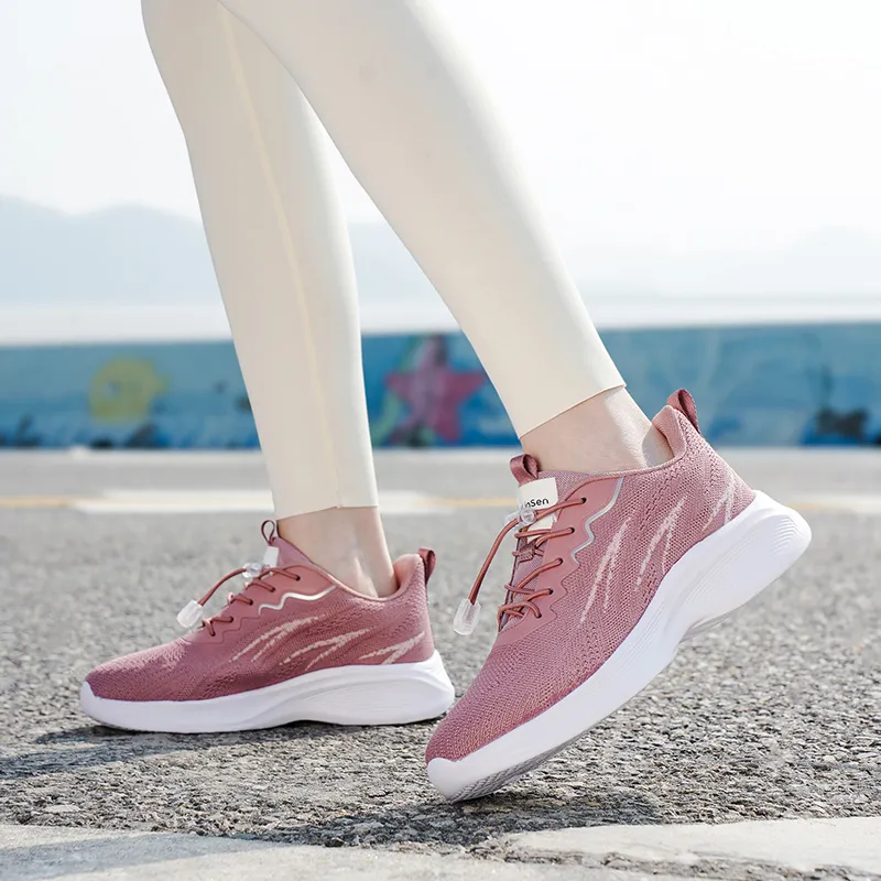 Mulinsen Slip Resistant, Abrasion Resistant, Breathable Low Top Casual Shoes Women's-8