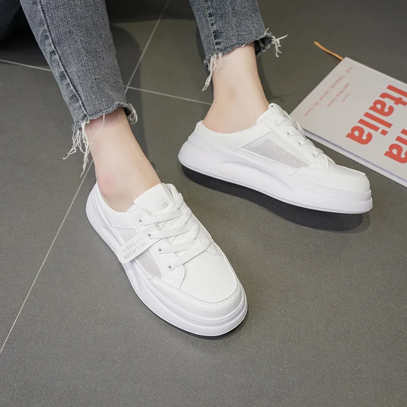 Mulinsen Odor Resistant Abrasion Resistant Slip Resistant Closed Toe Slippers Women's-6