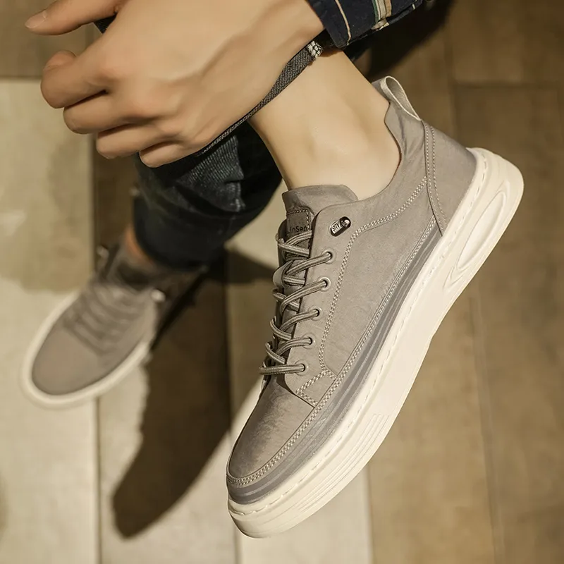 Mulinsen Anti Slip Wear Resistant Low Top Skateboard Shoes Men's-13