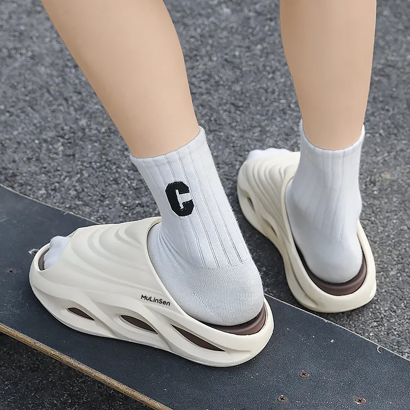 Mulinsen EVA Slip Resistant Abrasion Resistant Slide Slippers Unisex-17