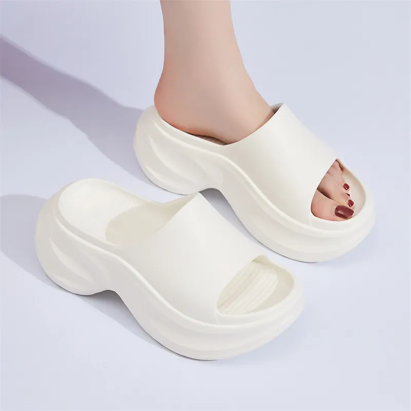 Mulinsen Cut Out Slip Resistant Abrasion Resistant Slide Slippers Women's-12