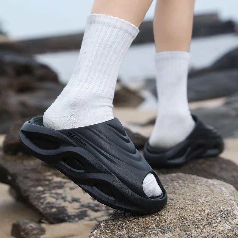 Mulinsen EVA Slip Resistant Abrasion Resistant Slide Slippers Unisex-30