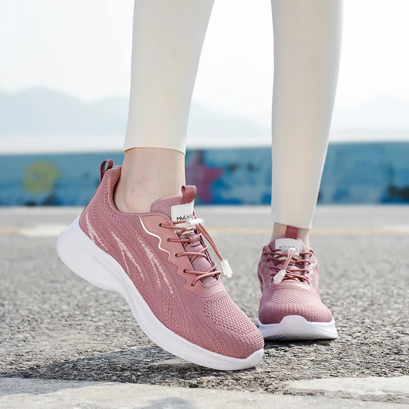 Mulinsen Slip Resistant, Abrasion Resistant, Breathable Low Top Casual Shoes Women's-7