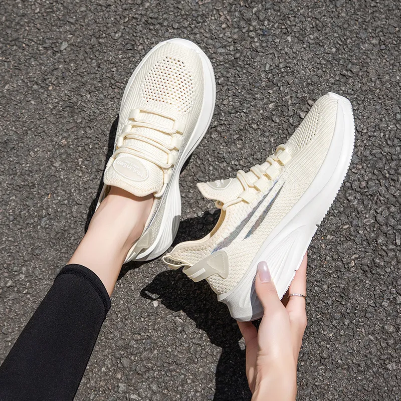 Mulinsen Shock Absorbers Slip Resistant Breathable Low Top Casual Shoes Women's-9