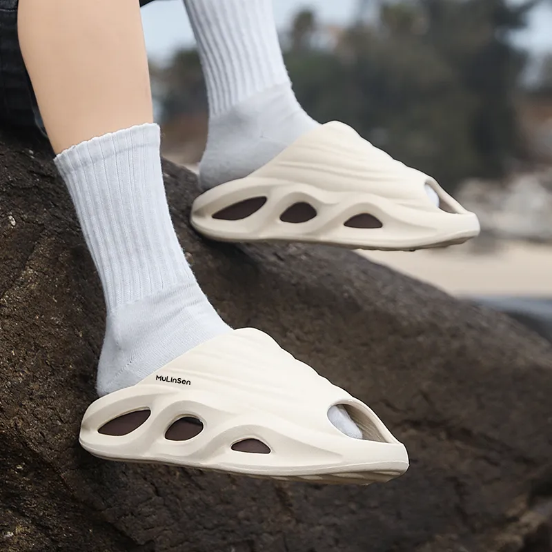 Mulinsen EVA Slip Resistant Abrasion Resistant Slide Slippers Unisex-15