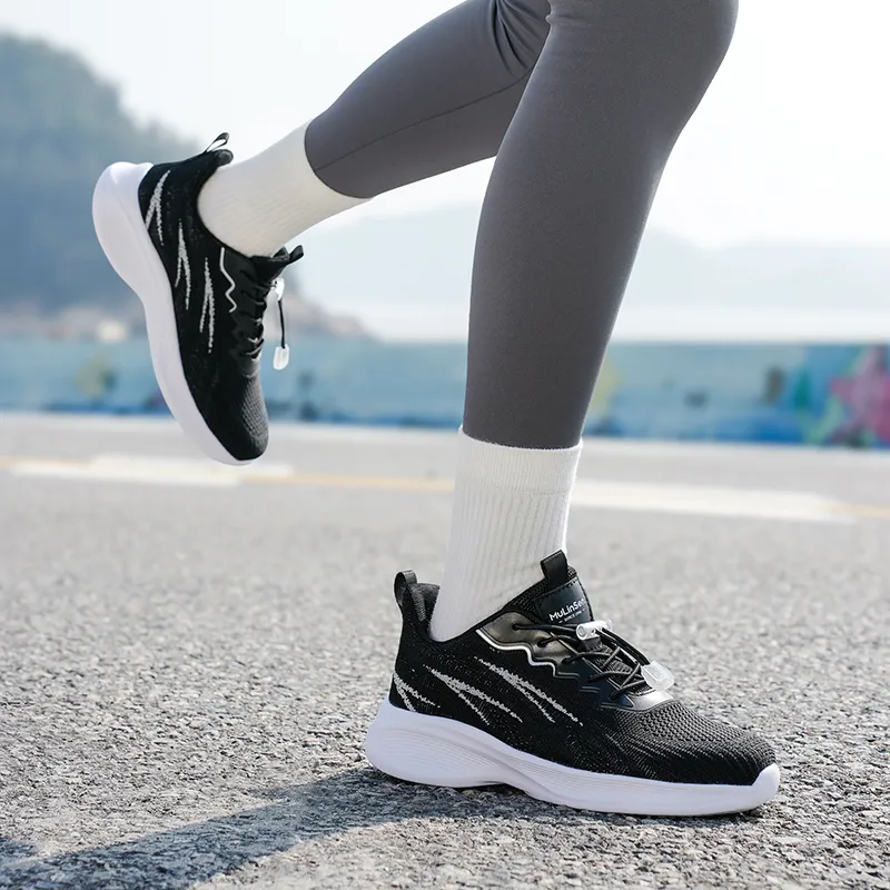 Mulinsen Slip Resistant, Abrasion Resistant, Breathable Low Top Casual Shoes Women's-5