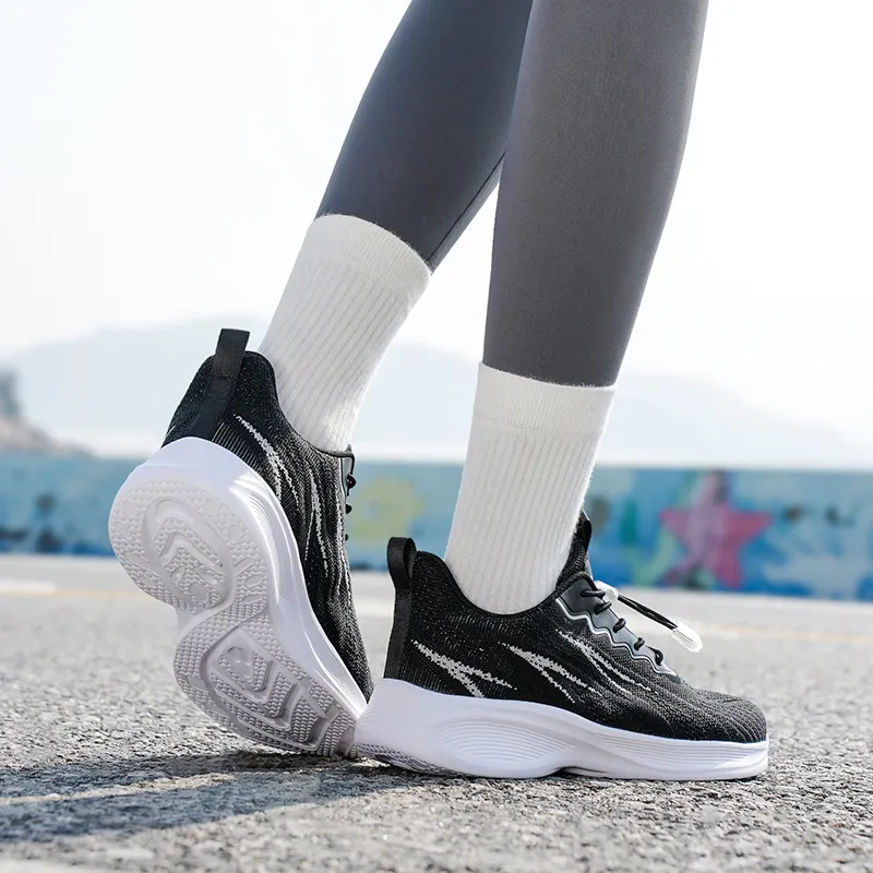 Mulinsen Slip Resistant, Abrasion Resistant, Breathable Low Top Casual Shoes Women's-4