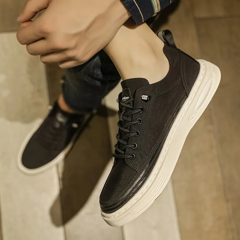 Mulinsen Anti Slip Wear Resistant Low Top Skateboard Shoes Men's-6