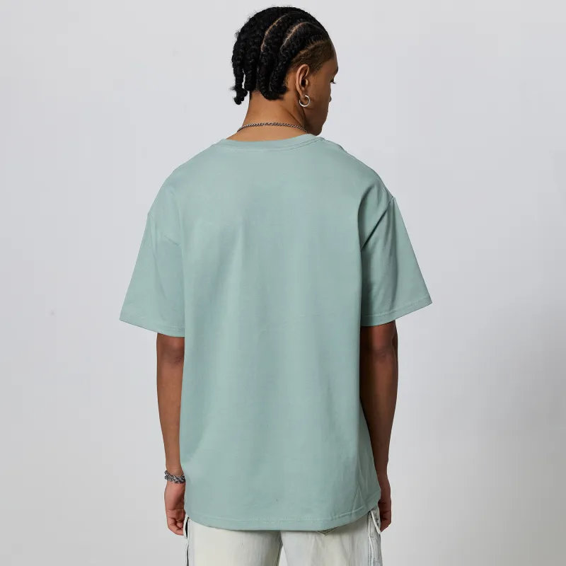 CENPIN Drop Shoulder Sleeve Short Sleeved T Shirts For Summer Unisex-14