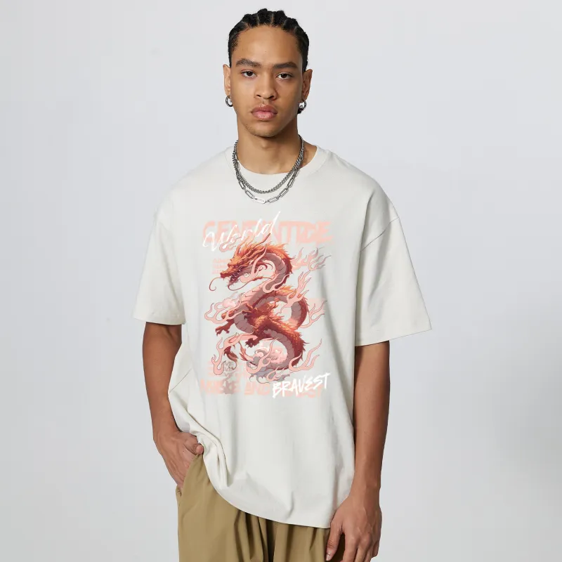 CENPIN Drop Shoulder Sleeve Short Sleeved T Shirts For Summer Unisex-22