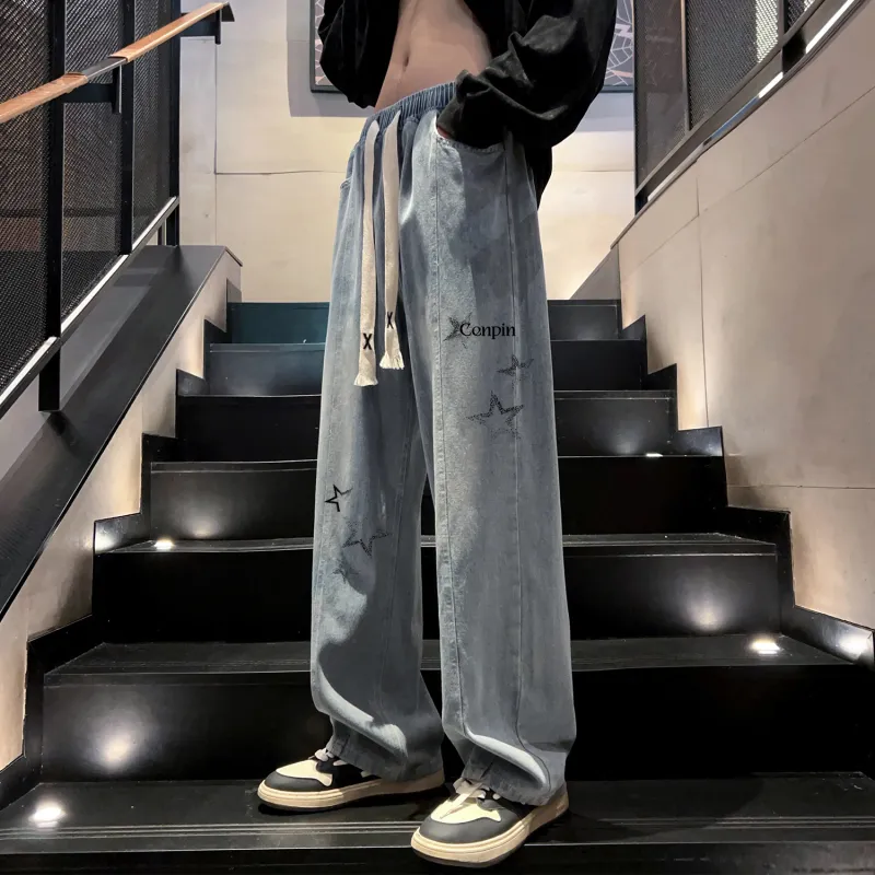 CENPIN Jeans For Spring And Summer Unisex-8