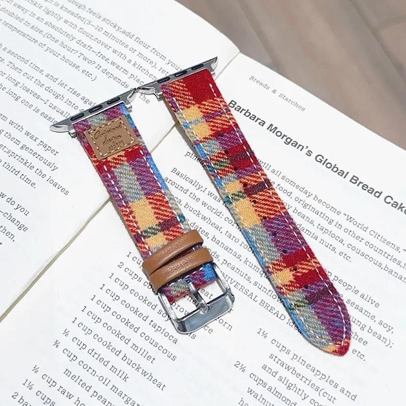 CHENSONG Watch Band Apple Compatibility Leather Material-1