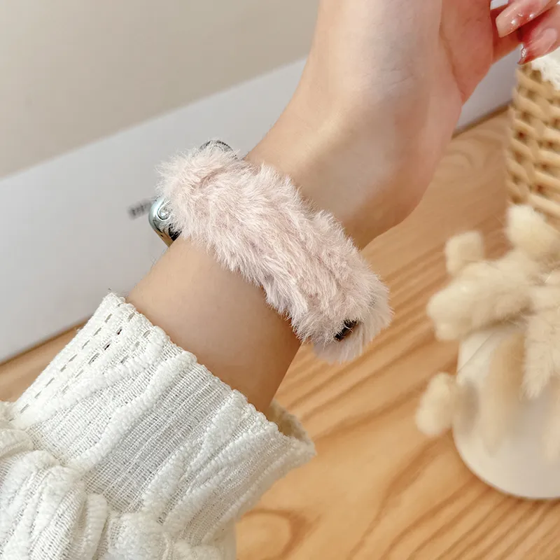 CHENSONG Watch Band Xiaomi Compatibility 13.5 21cm Rabbit Hair Material-7